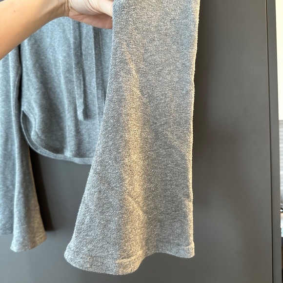 TOBI Grey Bell-Bottom Hoodie - Picture 4 of 6